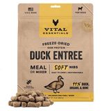 Vital Essentials Raw Freeze-Dried Soft Nibs Duck Entree & Mixer for Dogs