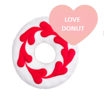 Bosco & Roxy's Valentine's Day Collection Love Donut Bakery Dog Treat