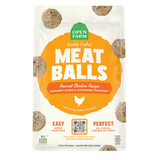 Open Farm Frozen Freshly Cooked Meatballs 14oz Dog Treats