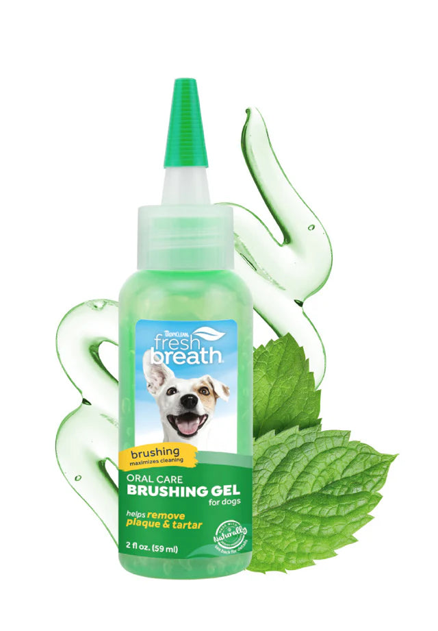 Tropiclean Fresh Breath Dental & Oral Car Brushing Gel for Dogs & Cats