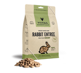 Vital Essentials Raw Freeze-Dried Crunchy Mini Nibs Rabbit Entree for Dogs