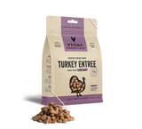 Vital Essentials Raw Freeze-Dried Crunchy Mini Nibs Turkey Entree for Dogs