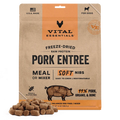 Vital Essentials Raw Freeze-Dried Soft Nibs Pork Entree & Mixer for Dogs