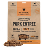 Vital Essentials Raw Freeze-Dried Soft Nibs Pork Entree & Mixer for Dogs