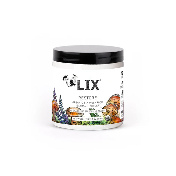 LIX Restore Organic Six Mushroom Extract Powder