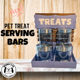 Sparky & Co Modern Cylinder Jar Pet Treat Serving Station
