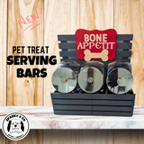 Sparky & Co Modern Cylinder Jar Pet Treat Serving Station