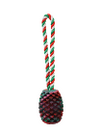 Tall Tails Holiday Natural Rubber Tug Pinecone Dog Toy