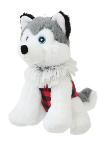 Tall Tails Holiday Husky Plush Dog Toy