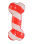 Territory Holiday Candy Cane Squeaker Bone Dog Toy