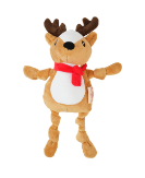 Territory Holiday Knot Reindeer Plush Dog Toy