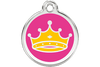 Red Dingo Enamel Pet ID Tag - 1QC - Queen Small - Paw Naturals