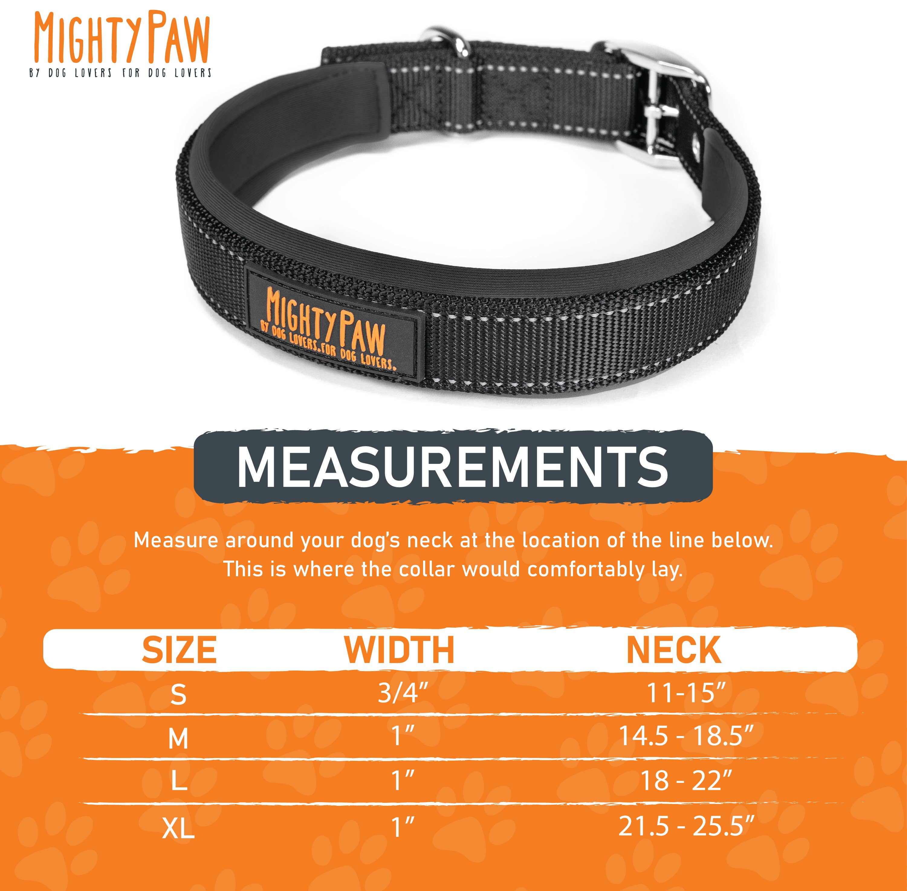 Mighty Paw Sport Collar 2.0 - Paw Naturals