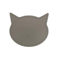 Ore’ Pet Silicone Placemat Cat Head Warm Gray - Paw Naturals