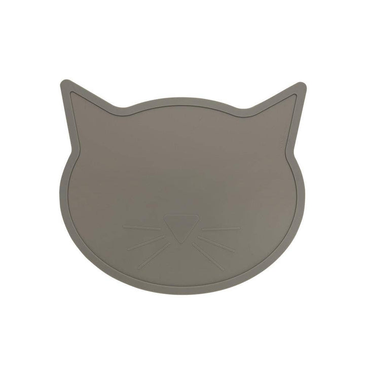 Ore Pet Silicone Dog & Cat Placemat, Light Grey