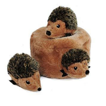 ZippyPaws Burrows Hedgehog Den Interactive Dog Toy