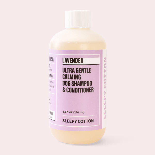 Sleepy Cotton Ultra Gentle Calming Dog Shampoo Lavender 8 OZ