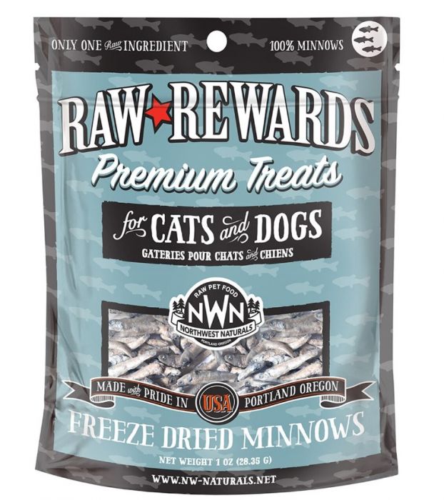 Northwest Naturals Freeze-Dried Treat For Dogs & Cats Minnows / 1oz - Paw Naturals