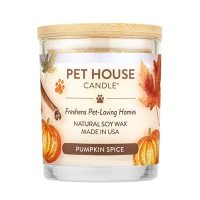 Pet House by One Fur All Autumn Seasonal Candle Pumpkin Spice 9 oz