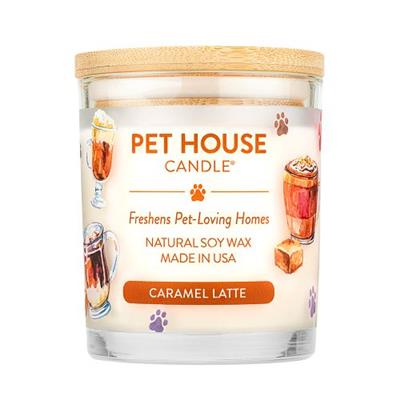 Pet House by One Fur All Autumn Seasonal Candle Caramel Latte 9 oz