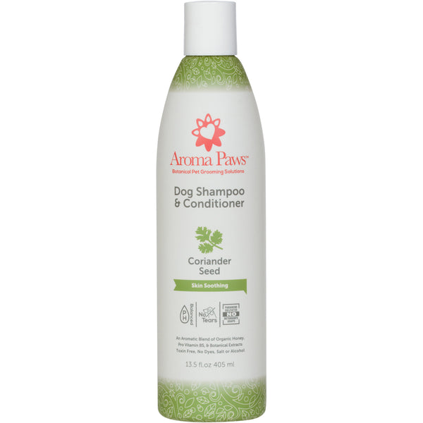 Organic Olive Coriander Dog Shampoo & Conditioner in One (13.5 oz)