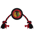 Pets First Co. NHL Chicago Blackhawks Hockey Puck Toy - Paw Naturals