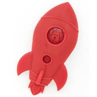 SodaPup Spotnik Durable Nylon Red Rocket Ship Dog Chew Toy - Paw Naturals