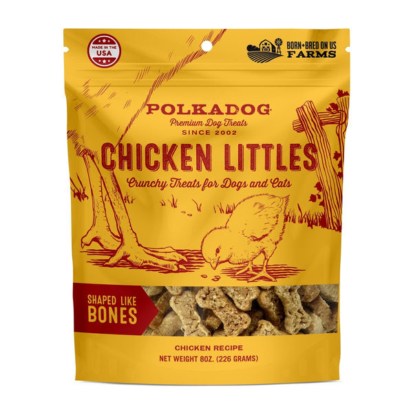 PolkaDog Bakery Bones Chicken Littles Treats 8oz
