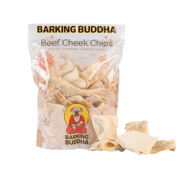 Barking Buddha Beef Cheek Chips 1 lb. Value Bag