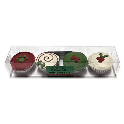 Bubba Rose Biscuit Co. Christmas Mini Cupcake Box Bakery Treat - Paw Naturals