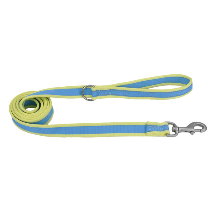 Coastal Pet Products Pro Leash 6' Aqua/Neon Yellow / 1" - Paw Naturals