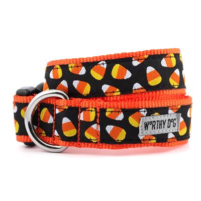 The Worthy Dog Candy Corn Collar and Lead Collection