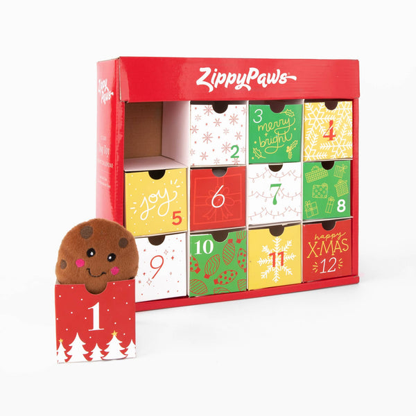 ZippyPaws Holiday Christmas Burrow Yeti Mountain Dog Toy