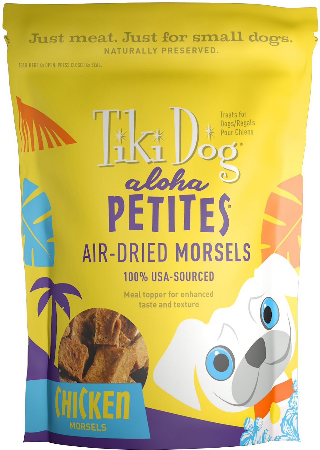 Tiki Pet Aloha Petites Air-Dried Chicken Morsel Treat & Meal Topper 5oz