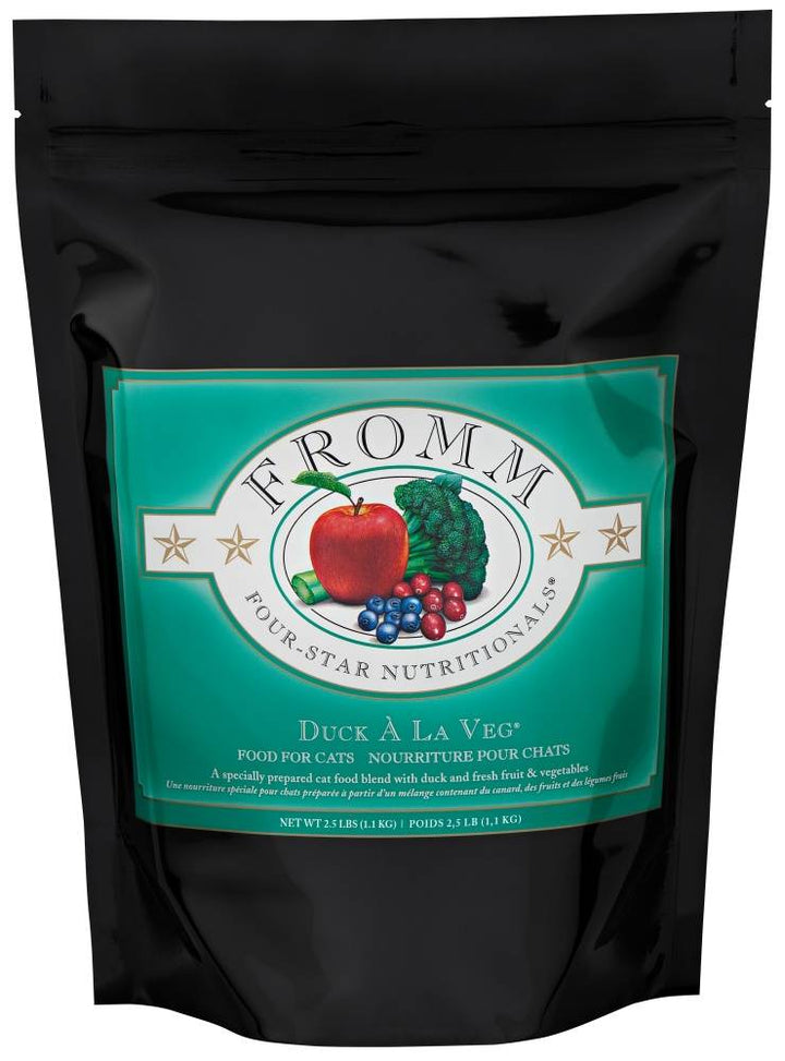 Fromm Four Star Duck A La Veg Dry Cat Food 5LB - Paw Naturals