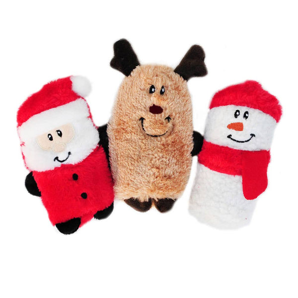 Zippypaws Holiday Squeakie Buddie 3-Pack