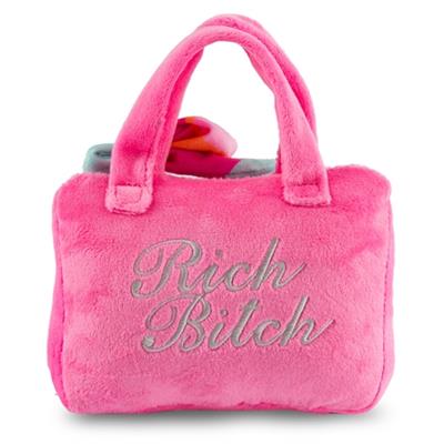 Haute Diggity Dog Barkin Bag Pink (Rich Bitch) Plush Toy