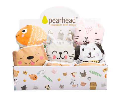 Pearhead Pet Reusable Tote Bags (Assorted Design)