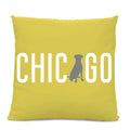 Sophisticated Pup Chicago Labrador Yellow Pillow 18" X 18" Spun Polyester