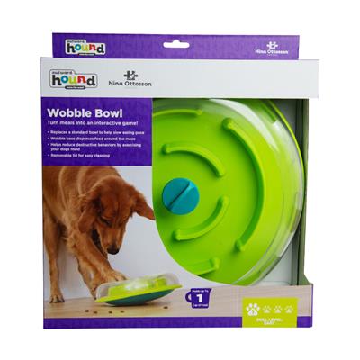 Nina Ottosson Interactive Wobble Bowl Interactive Treat Puzzle Dog Toy