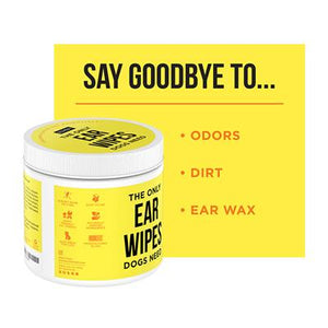 Natural Rapport Dog Ear Wipes, 100 count Jar - Paw Naturals