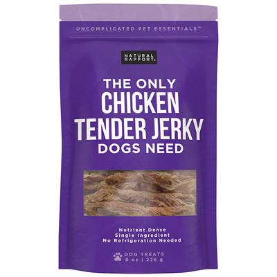 Natural Rapport Chicken Tender Jerky Dog Treats 4oz - Paw Naturals