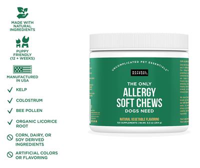 Natural Rapport Allergy Soft Chews - Paw Naturals