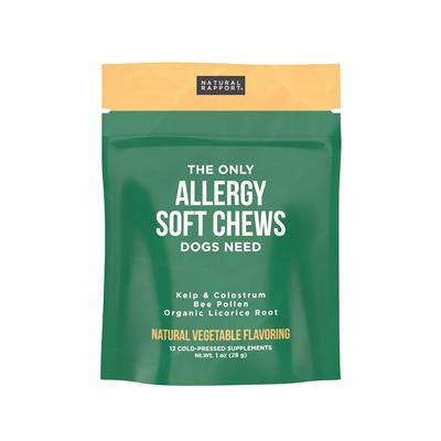 Natural Rapport Allergy Soft Chews 12ct Pouch - Paw Naturals