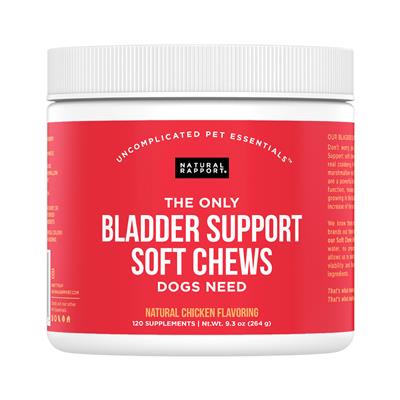 Natural Rapport Bladder Support Soft Chews 120ct Jar - Paw Naturals