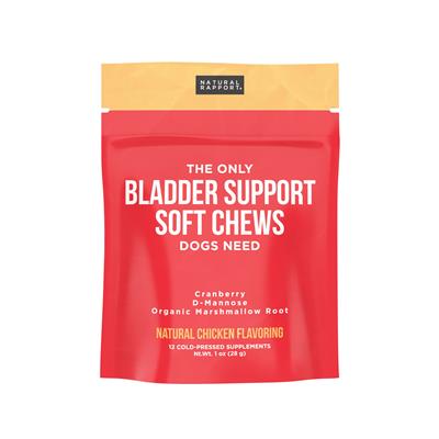 Natural Rapport Bladder Support Soft Chews 12ct Pouch - Paw Naturals