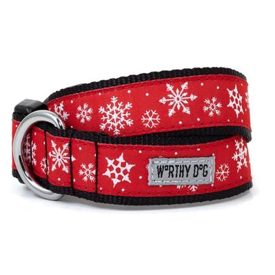 The Worthy Dog Let It Snow Collar & Lead Collection