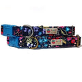 Very Vintage Designs Wanderlust Organic Cotton Dog & Cat Collar Medium - Paw Naturals