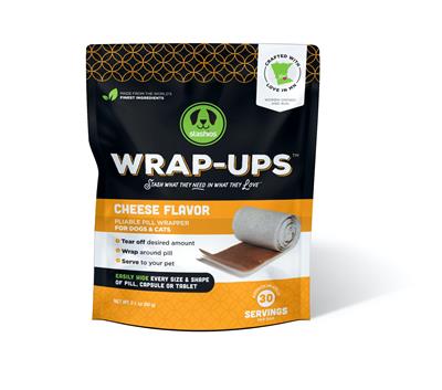 Stashios Wrap-Ups for Dogs & Cats Cheese - Paw Naturals