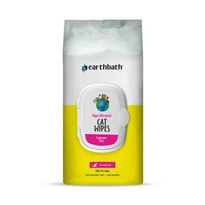 Earthbath Cat Hypoallergenic Grooming Wipes 100ct - Paw Naturals